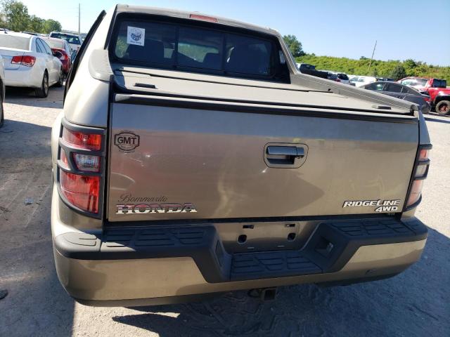 5FPYK1F51AB009404 - 2010 HONDA RIDGELINE RTL TAN photo 6