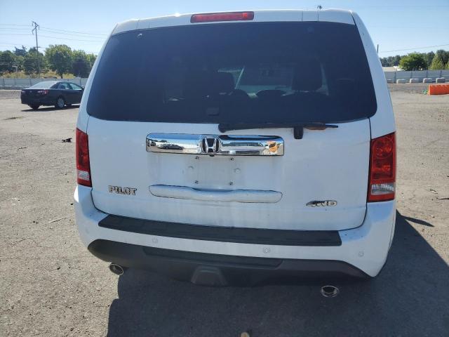 5FNYF4H54CB059082 - 2012 HONDA PILOT EXL WHITE photo 6