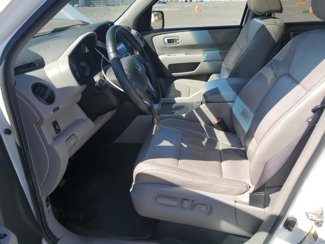 5FNYF4H54CB059082 - 2012 HONDA PILOT EXL WHITE photo 7