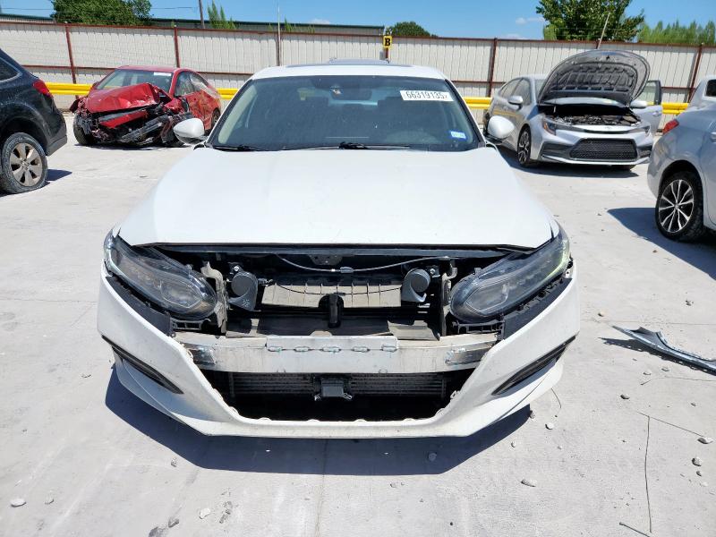 1HGCV1F54JA126673 - 2018 HONDA ACCORD EXL WHITE photo 5