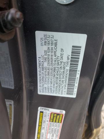5FNRL6H69SB042102 - 2025 HONDA ODYSSEY EXL GRAY photo 13