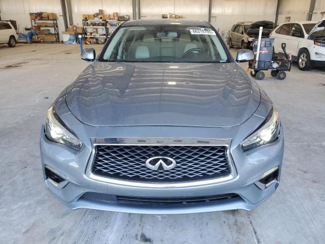 JN1EV7AR9JM435674 - 2018 INFINITI Q50 LUXE BLUE photo 5