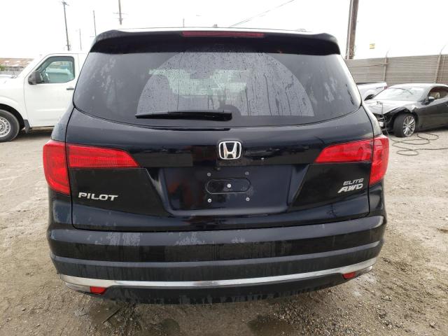 5FNYF6H04JB000367 - 2018 HONDA PILOT ELITE BLACK photo 6