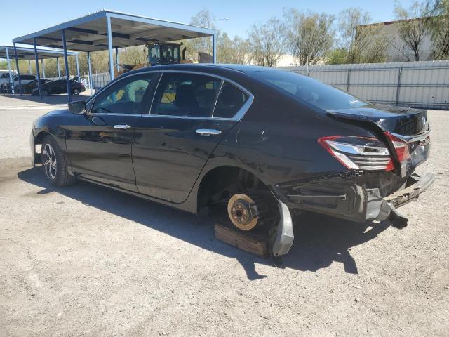 1HGCR2F32GA173377 - 2016 HONDA ACCORD LX BLACK photo 2