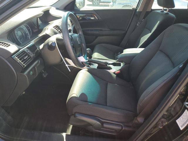 1HGCR2F32GA173377 - 2016 HONDA ACCORD LX BLACK photo 7
