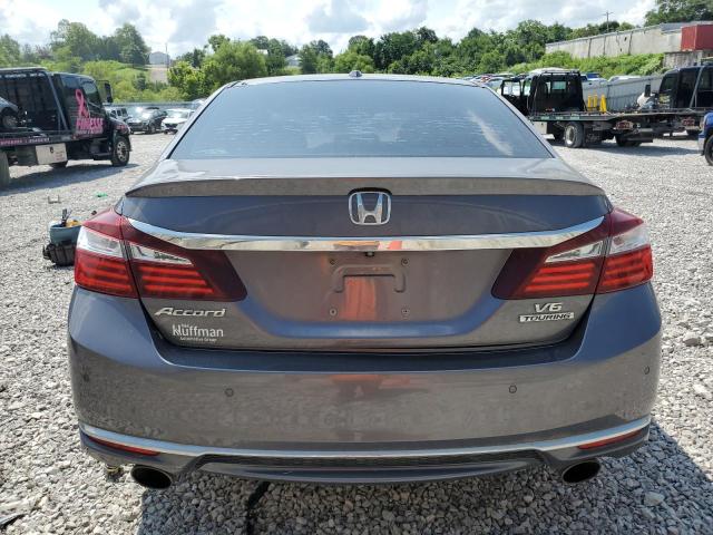 1HGCR3F96GA006983 - 2016 HONDA ACCORD TOURING GRAY photo 6