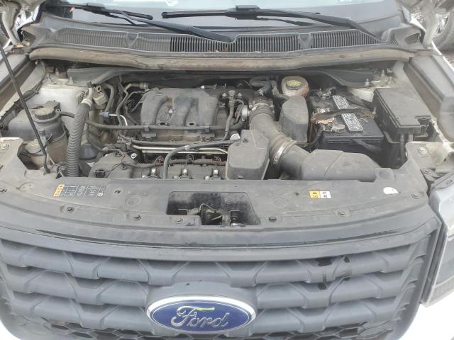 1FM5K8AR1HGC67366 - 2017 FORD EXPLORER POLICE INTERCEPTOR Blanc photo 12