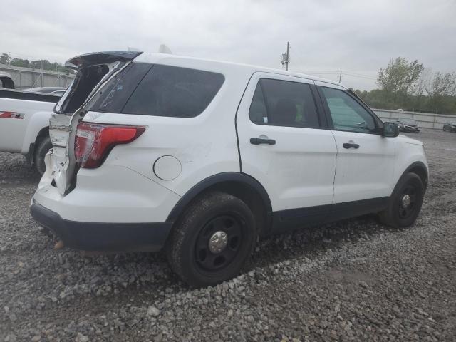 1FM5K8AR1HGC67366 - 2017 FORD EXPLORER POLICE INTERCEPTOR Blanc photo 3