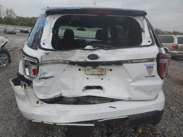 1FM5K8AR1HGC67366 - 2017 FORD EXPLORER POLICE INTERCEPTOR Blanc photo 6