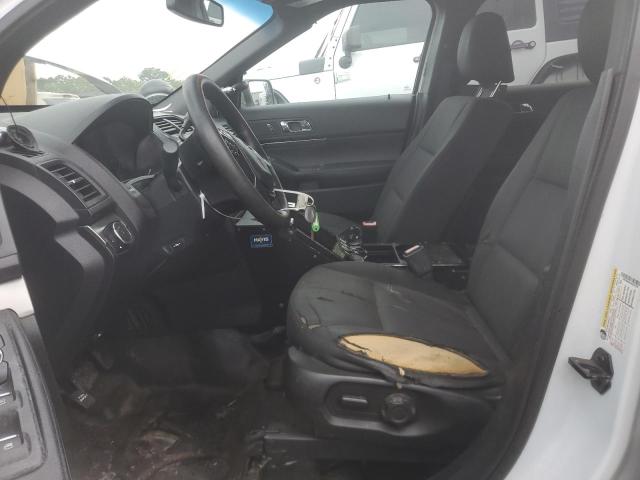 1FM5K8AR1HGC67366 - 2017 FORD EXPLORER POLICE INTERCEPTOR Blanc photo 7