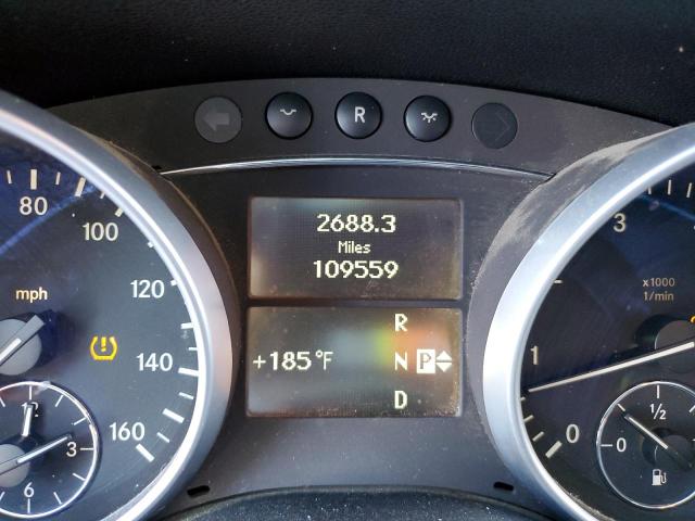 4JGBB8GB5AA595315 - 2010 MERCEDES-BENZ ML 350 4MATIC BLUE photo 8