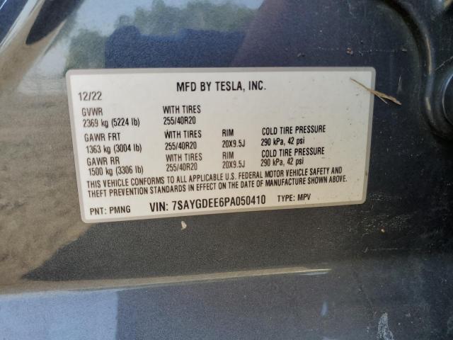 7SAYGDEE6PA050410 - 2023 TESLA MODEL Y 石墨色 照片 14