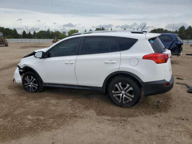 2T3BFREV2FW265233 - 2015 TOYOTA RAV4 LE WHITE photo 2
