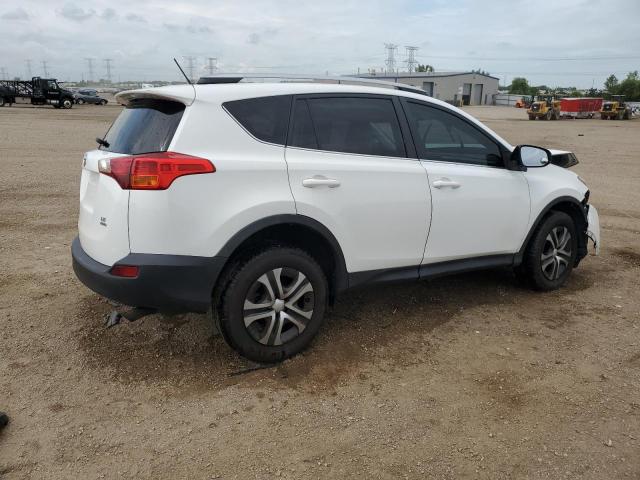 2T3BFREV2FW265233 - 2015 TOYOTA RAV4 LE WHITE photo 3