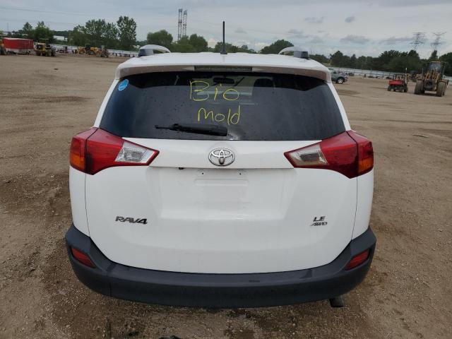2T3BFREV2FW265233 - 2015 TOYOTA RAV4 LE WHITE photo 6