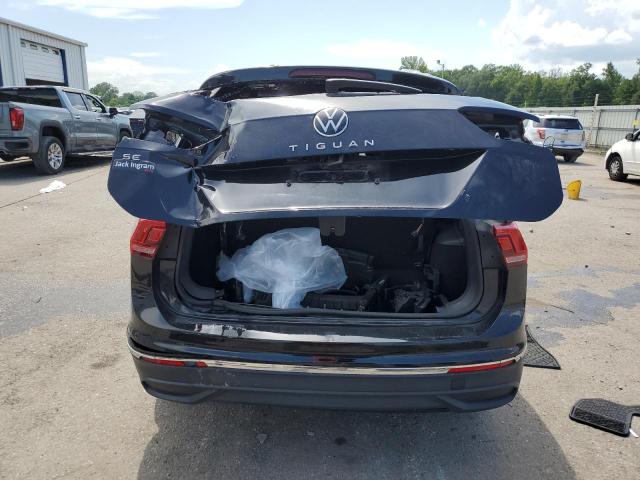 3VV3B7AXXRM007447 - 2024 VOLKSWAGEN TIGUAN SE BLACK photo 6