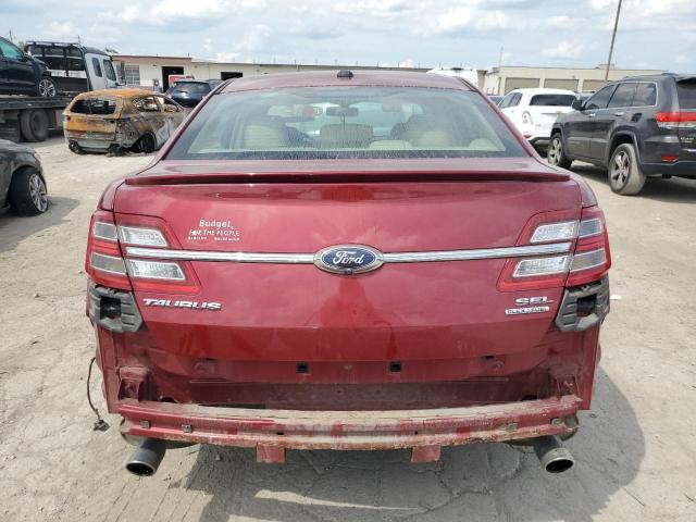 1FAHP2E82EG137244 - 2014 FORD TAURUS SEL RED photo 6