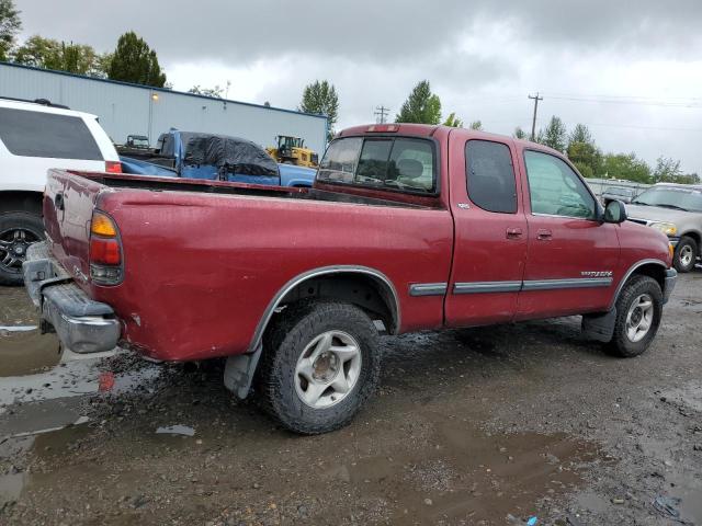 5TBBT4411YS011388 - 2000 TOYOTA TUNDRA ACCESS CAB RED photo 3