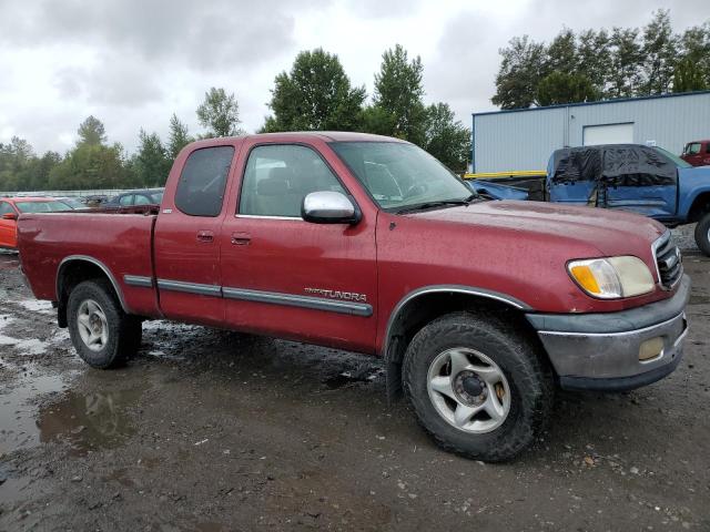 5TBBT4411YS011388 - 2000 TOYOTA TUNDRA ACCESS CAB RED photo 4