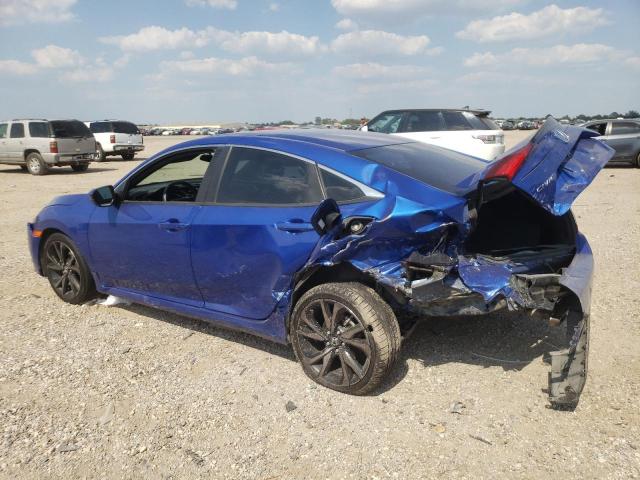2HGFC2F82KH560211 - 2019 HONDA CIVIC SPORT BLUE photo 2