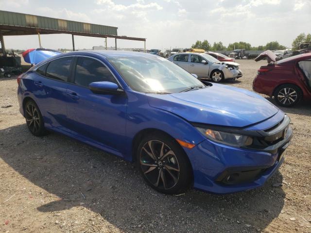 2HGFC2F82KH560211 - 2019 HONDA CIVIC SPORT BLUE photo 4