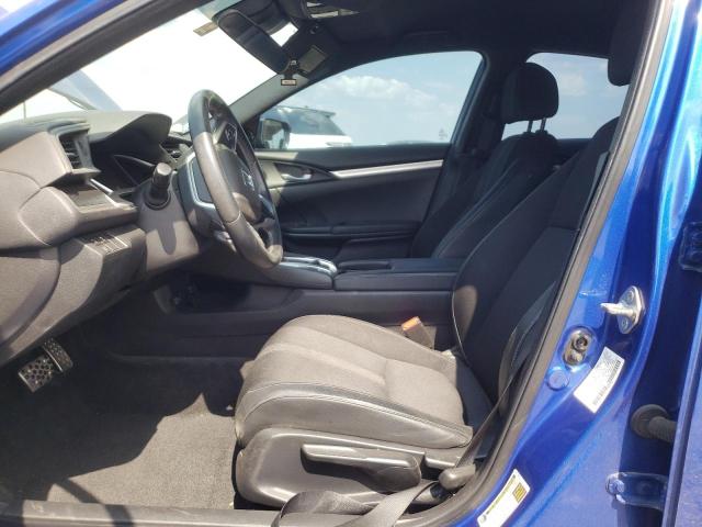 2HGFC2F82KH560211 - 2019 HONDA CIVIC SPORT BLUE photo 7
