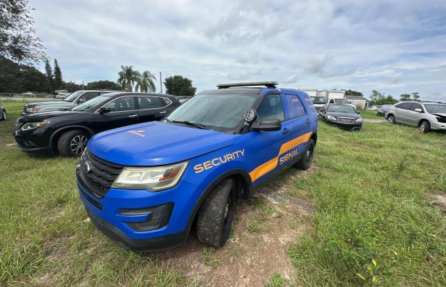 1FM5K8AR4JGC95605 - 2018 FORD EXPLORER POLICE INTERCEPTOR BLUE photo 2