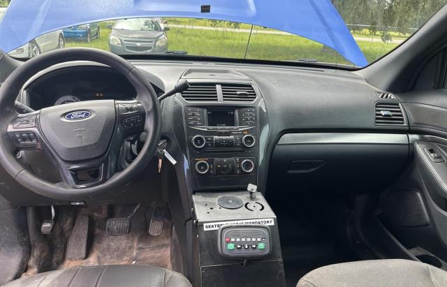 1FM5K8AR4JGC95605 - 2018 FORD EXPLORER POLICE INTERCEPTOR BLUE photo 9