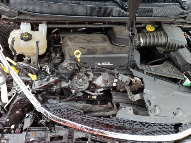 2C4RC1BG5HR841389 - 2017 CHRYSLER PACIFICA TOURING L BLACK photo 12