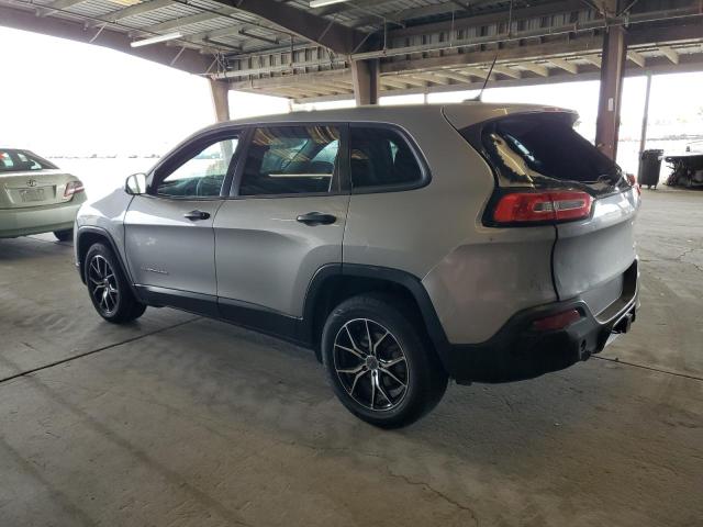 1C4PJLAB1GW273159 - 2016 JEEP CHEROKEE SPORT SILVER photo 2