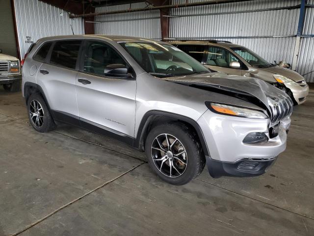 1C4PJLAB1GW273159 - 2016 JEEP CHEROKEE SPORT SILVER photo 4