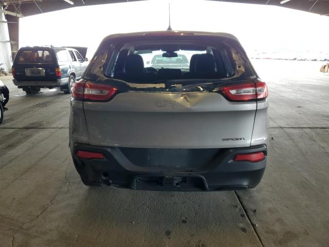 1C4PJLAB1GW273159 - 2016 JEEP CHEROKEE SPORT SILVER photo 6