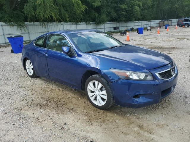 1HGCS12898A014325 - 2008 HONDA ACCORD EXL BLUE photo 4
