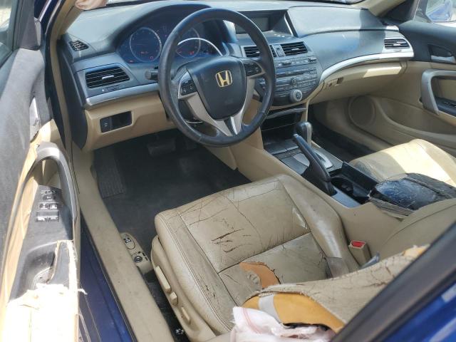 1HGCS12898A014325 - 2008 HONDA ACCORD EXL BLUE photo 8