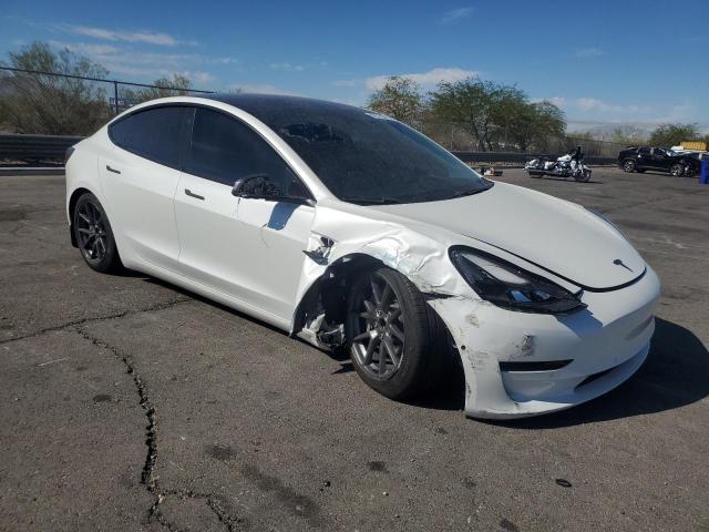 5YJ3E1EA0MF053102 - 2021 TESLA MODEL 3 WHITE photo 4