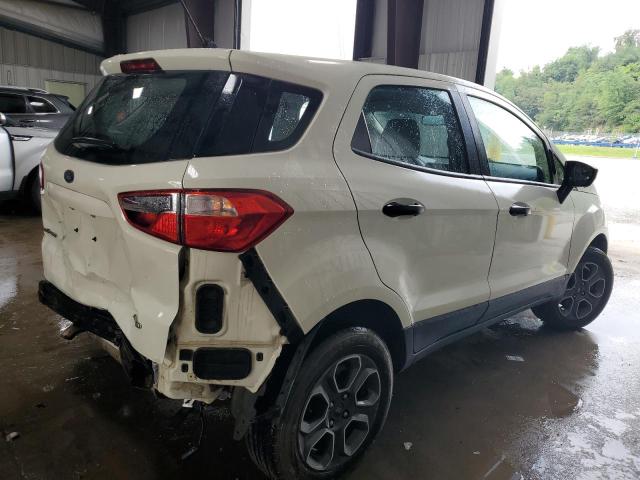 MAJ6S3FL2LC383584 - 2020 FORD ECOSPORT S WHITE photo 3