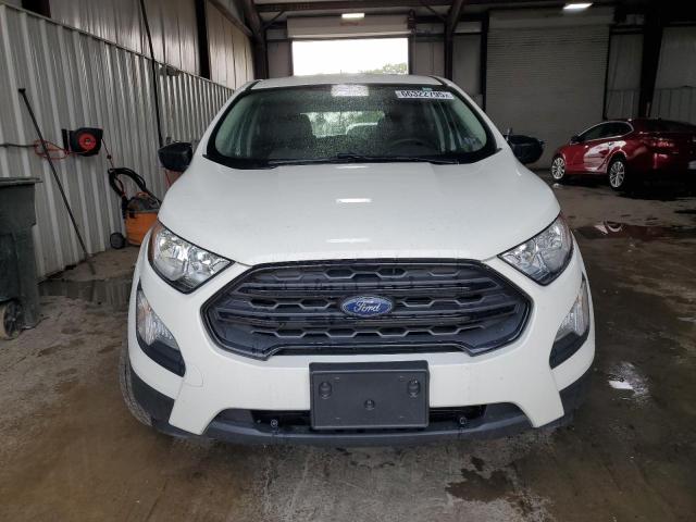 MAJ6S3FL2LC383584 - 2020 FORD ECOSPORT S WHITE photo 5
