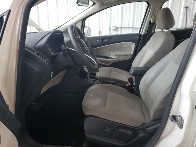 MAJ6S3FL2LC383584 - 2020 FORD ECOSPORT S WHITE photo 7