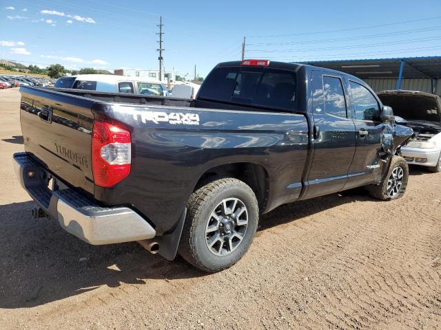 5TFUW5F10EX378945 - 2014 TOYOTA TUNDRA DOUBLE CAB SR/SR5 BLACK photo 3