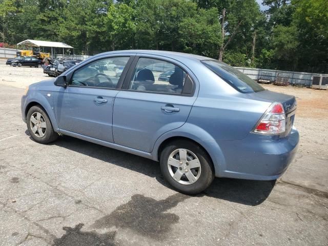 KL1TD56637B074285 - 2007 CHEVROLET AVEO BASE BLUE photo 2