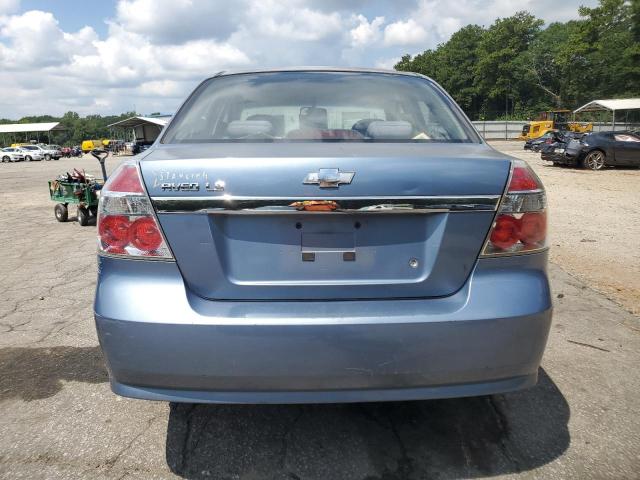 KL1TD56637B074285 - 2007 CHEVROLET AVEO BASE BLUE photo 6