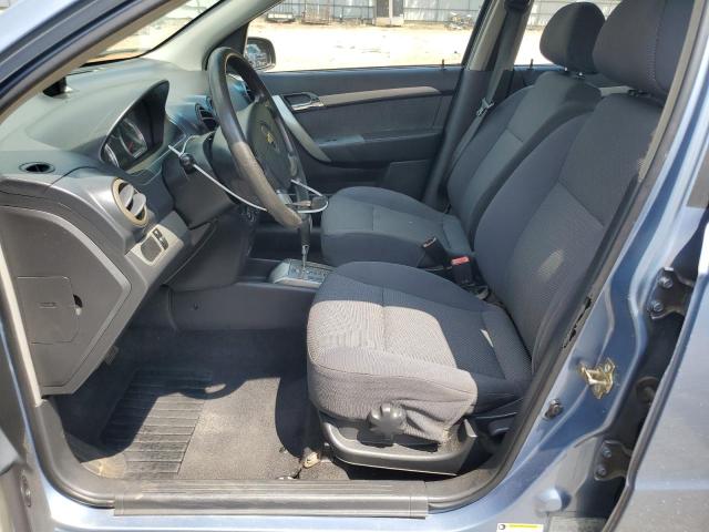 KL1TD56637B074285 - 2007 CHEVROLET AVEO BASE BLUE photo 7