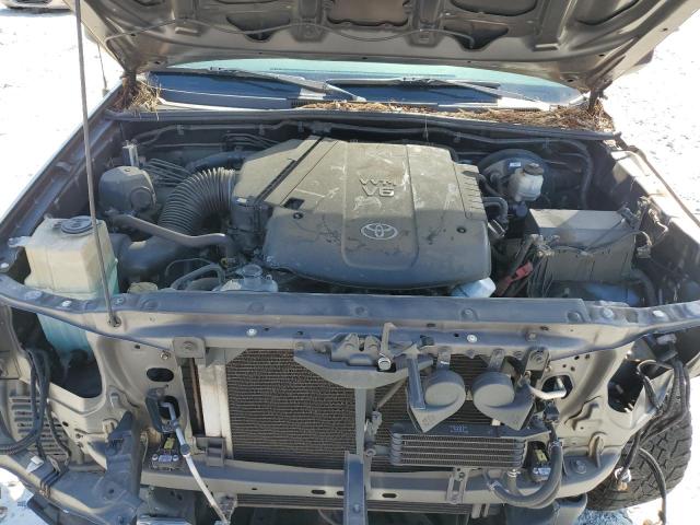 5TFJU4GN2DX050753 - 2013 TOYOTA TACOMA DOUBLE CAB PRERUNNER GRAY photo 11