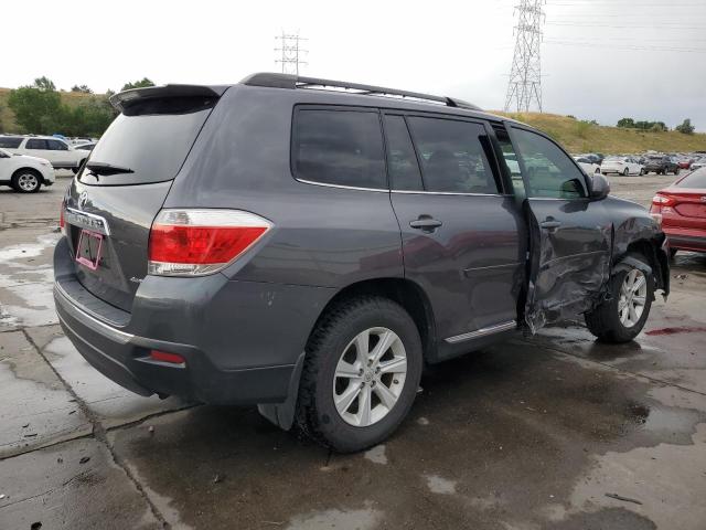 5TDBK3EH6DS224606 - 2013 TOYOTA HIGHLANDER BASE Մոխրագույն լուսանկար 3