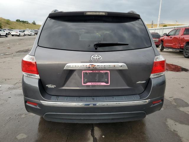5TDBK3EH6DS224606 - 2013 TOYOTA HIGHLANDER BASE Մոխրագույն լուսանկար 6