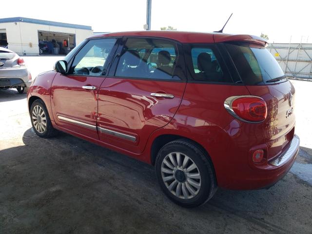 ZFBCFACH3EZ029856 - 2014 FIAT 500L LOUNGE RED photo 2