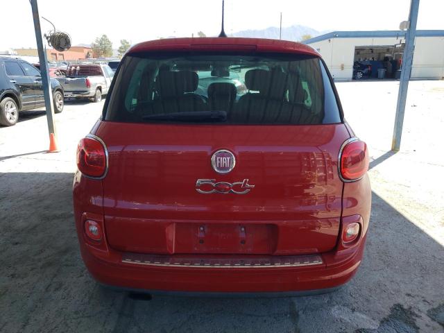 ZFBCFACH3EZ029856 - 2014 FIAT 500L LOUNGE RED photo 6