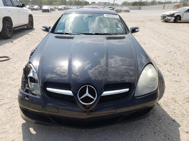 WDBWK54F37F167930 - 2007 MERCEDES-BENZ SLK 280 BLACK photo 5