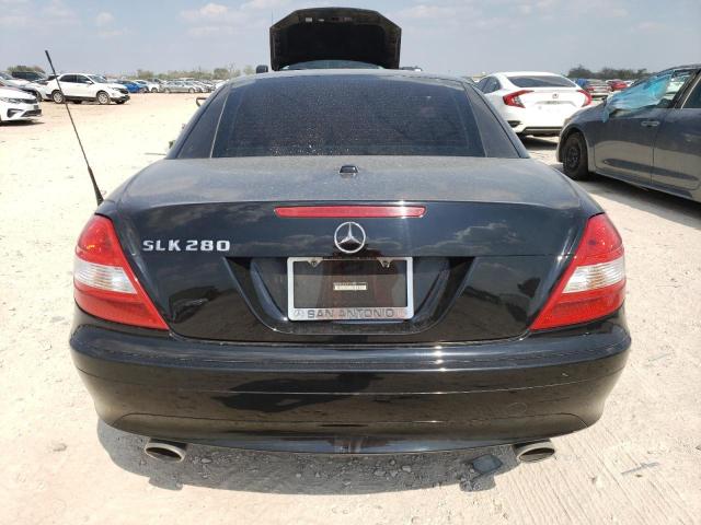 WDBWK54F37F167930 - 2007 MERCEDES-BENZ SLK 280 BLACK photo 6