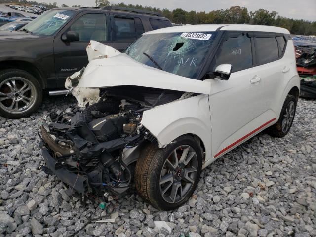 KNDJ53AF0L7706715 - 2020 KIA SOUL GT-LINE TURBO WHITE photo 2